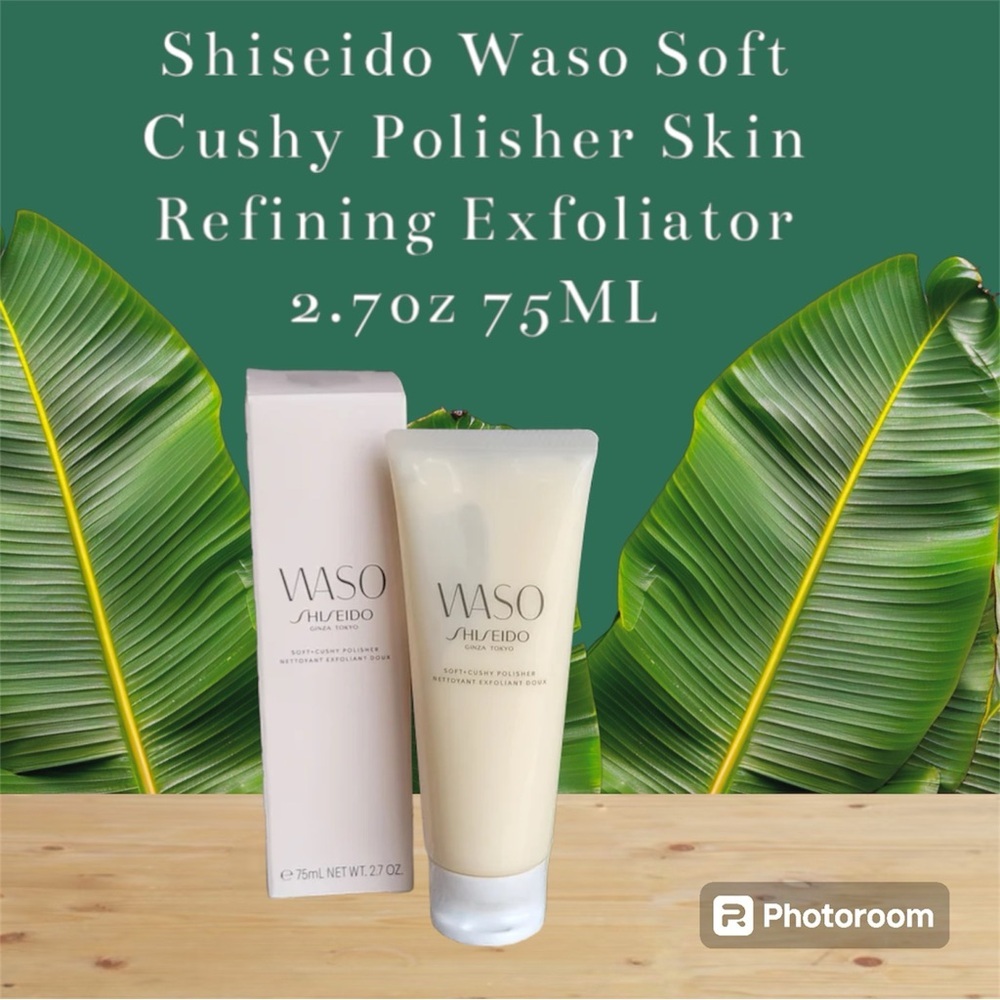 SHISEIDO waso soft +‎ cushy polisher 2.7oz SEALED